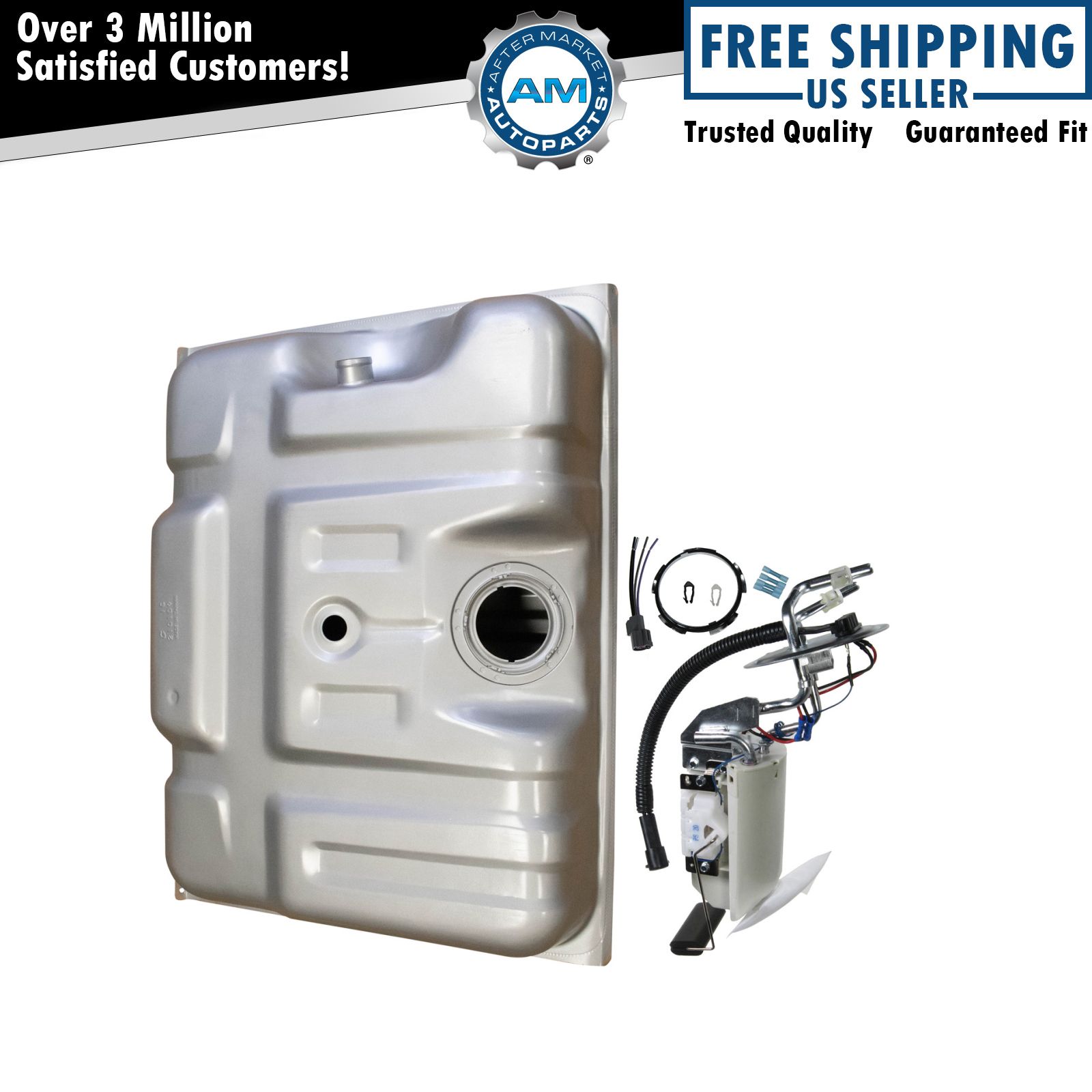 Fuel Tank & Electric Fuel Pump/Sending Unit Kit 18 Gallon for Ford