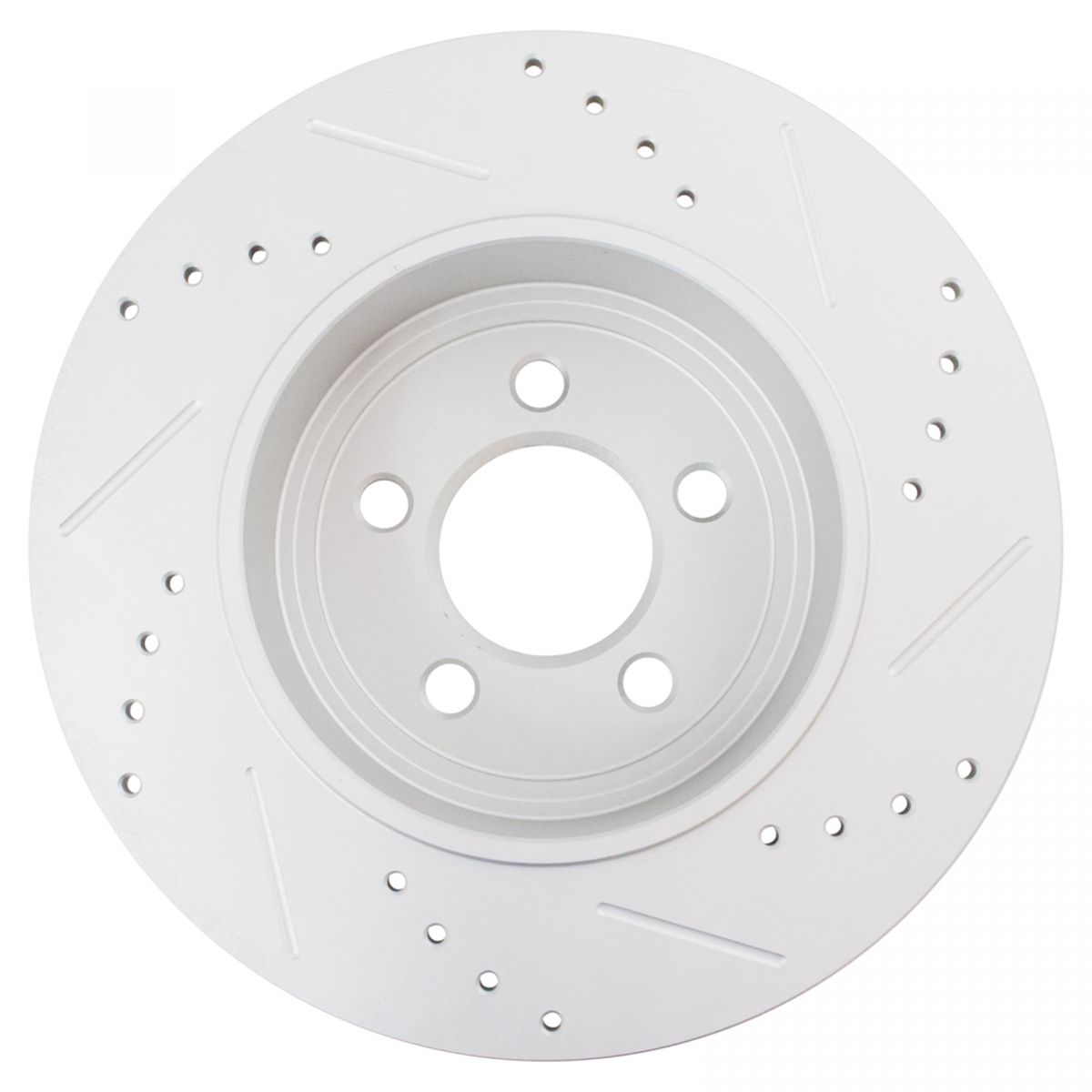 Performance Drilled Slotted Rear GCoated Brake Rotor Pair for Dodge eBay