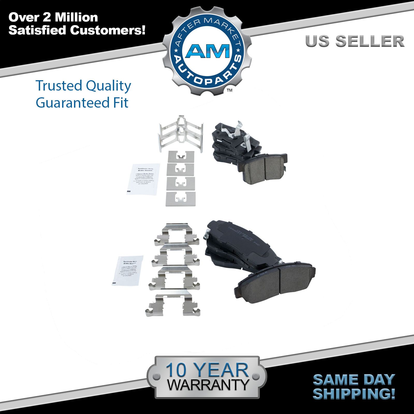 Front /& Rear Premium Posi Ceramic Disc Brake Pad Kit for Honda Acura New