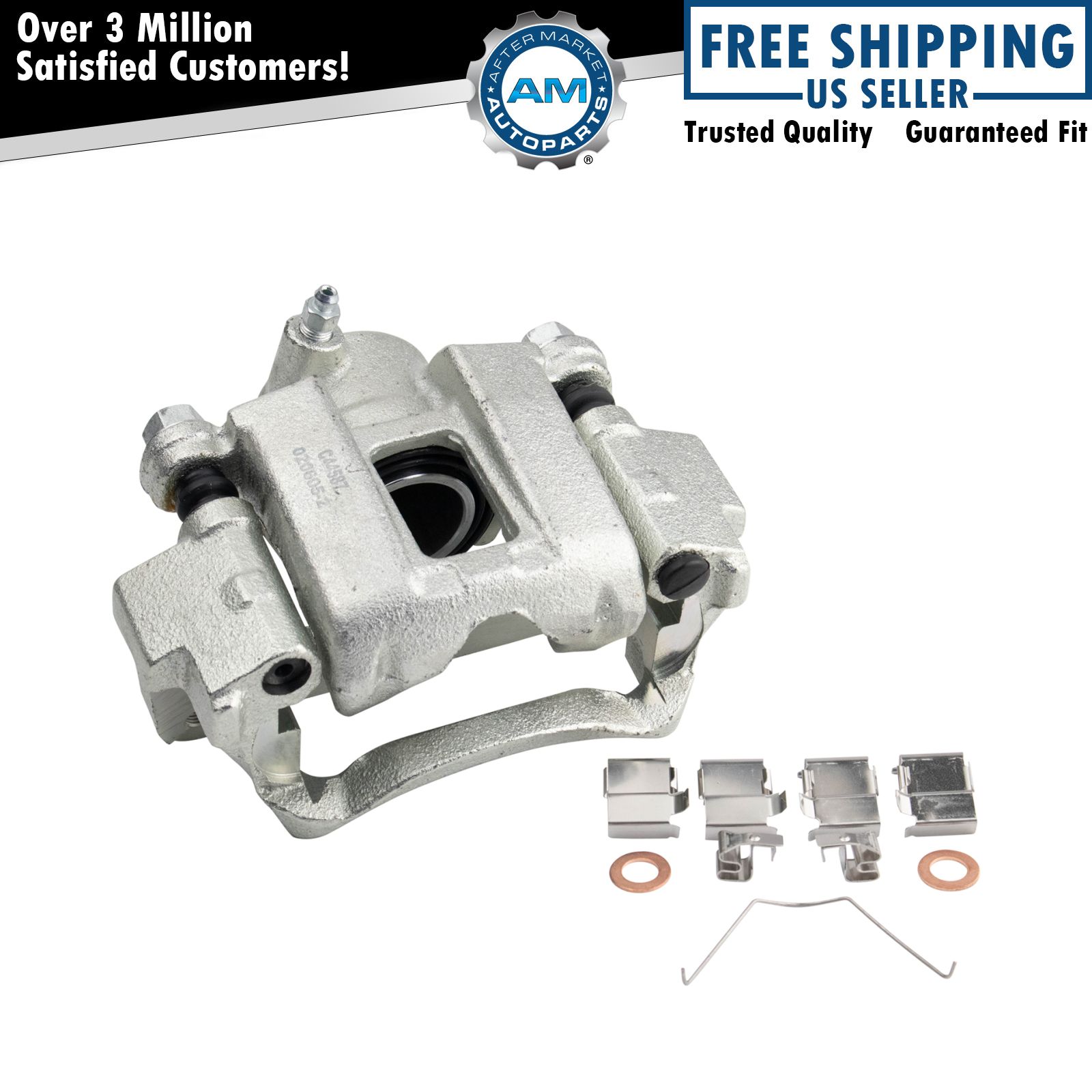 New Rear Disc Brake Caliper with Bracket & Hardware for Toyota Lexus
