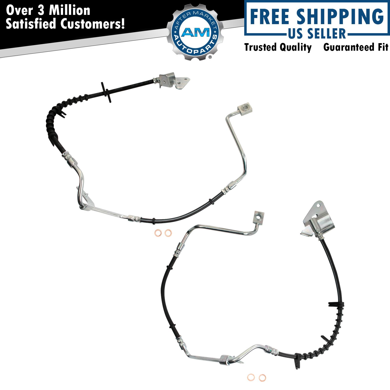 Front Brake Hose Set For 1999-2003 Jeep Grand Cherokee