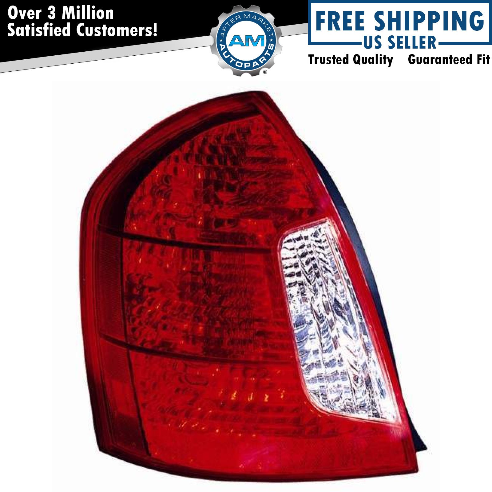 Left Outer Tail Light Assembly For 2006-2011 Hyundai Accent HY2800136