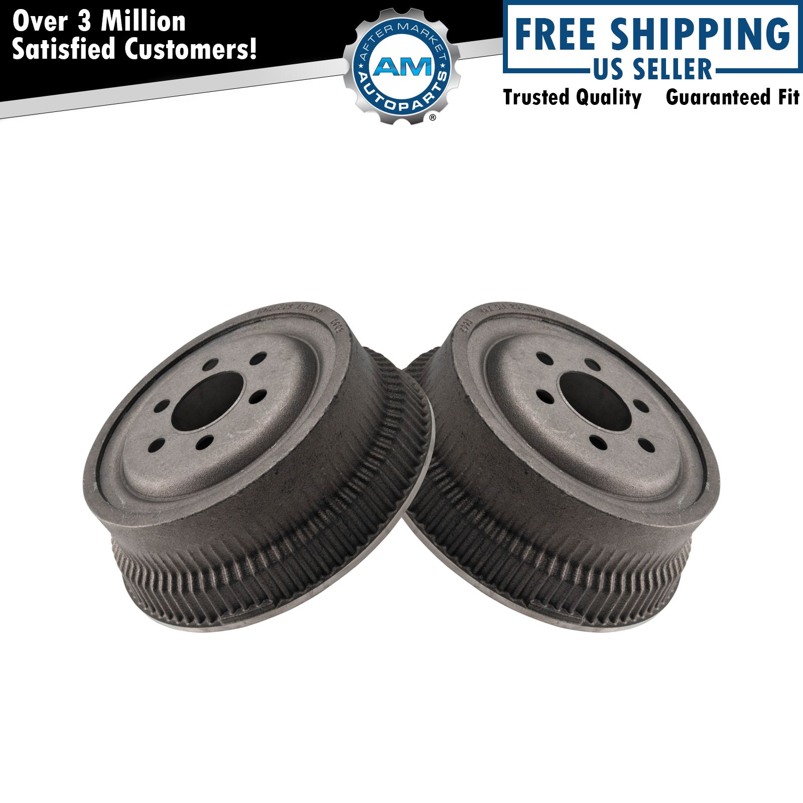 Rear 10 Inch Brake Drum Pair Set Kit LH LH & RH RH for 91-98 Dakota