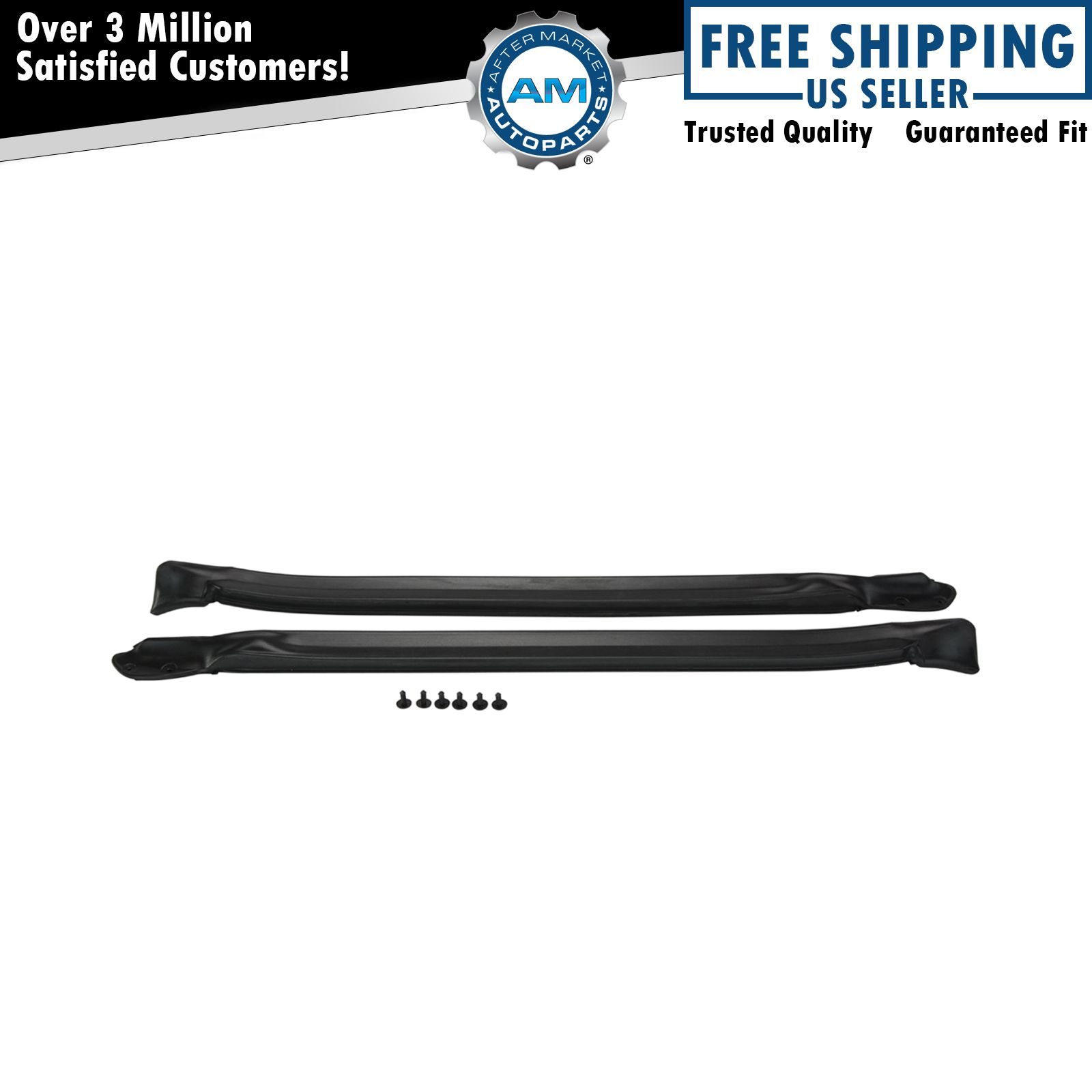 Metro Moulded Parts CZ1830 Windshield A Pillar Post Seals For 1971-1975 Chevy Impala/Caprice Convertible
