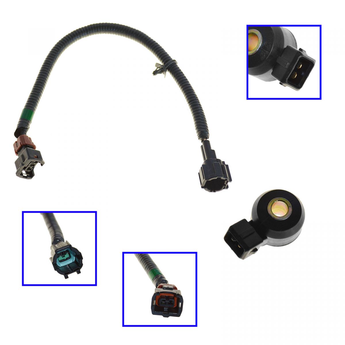 Engine Knock Sensor & Harness Connector for Nissan Infiniti Maxima