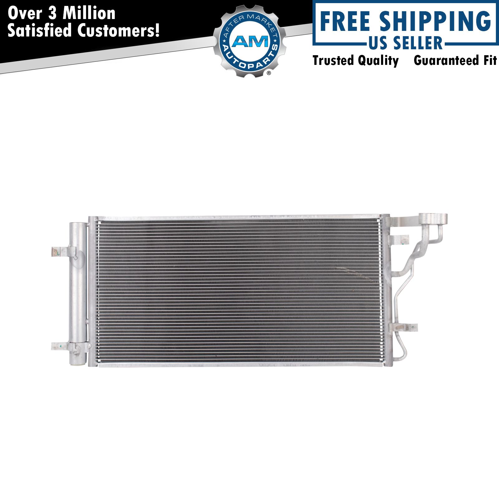 A/C Condenser For 2019-2021 Hyundai Veloster 2020-2021 Kia Soul HY3030178