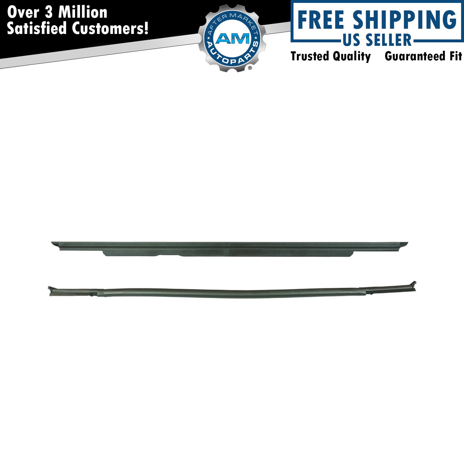 Hardtop Liftgate Glass Weatherstrip Seal & Retainer for 97-06 Jeep Wrangler New