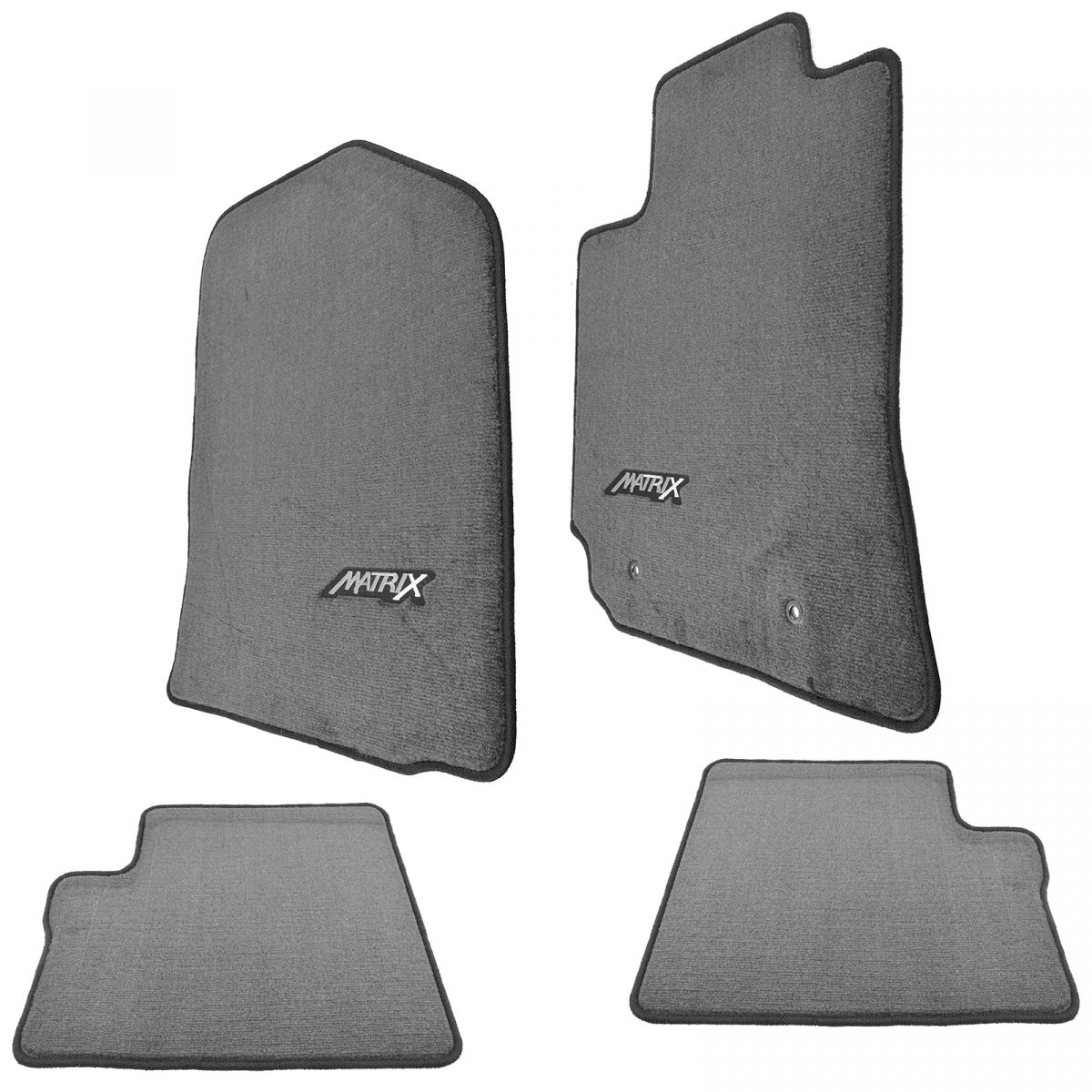 OEM Floor Mat Kit Set of 4 LH RH Front & Rear Gray Carpet for Toyota