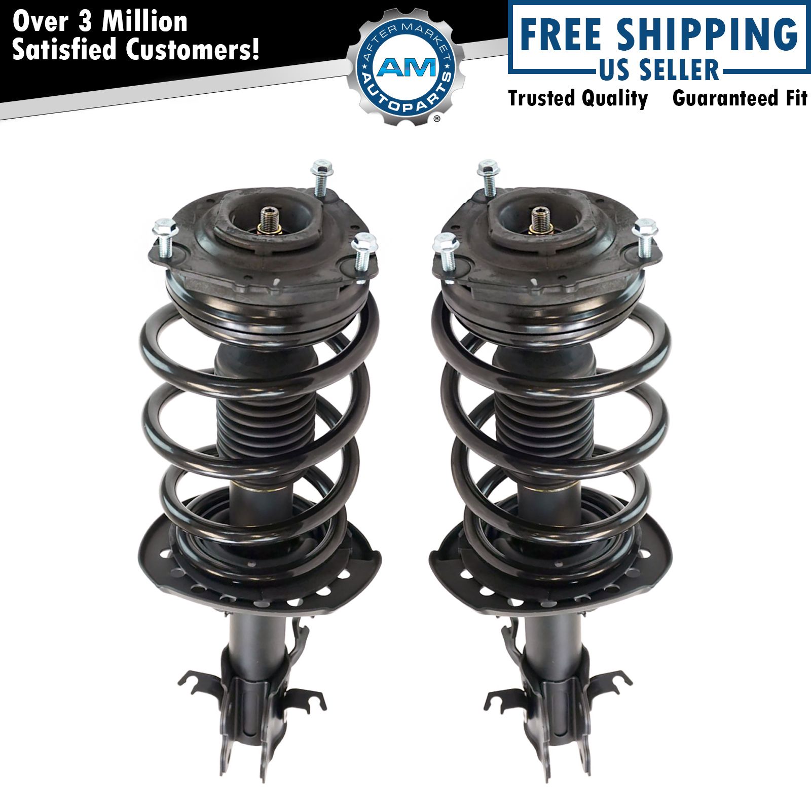 Loaded Quick Complete Strut Spring Mount Assembly LH RH Pair 2pc