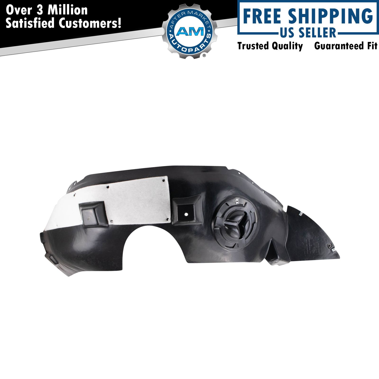 Front Left Inner Fender Liner Black For 2010-2013 GMC Terrain GM1248224