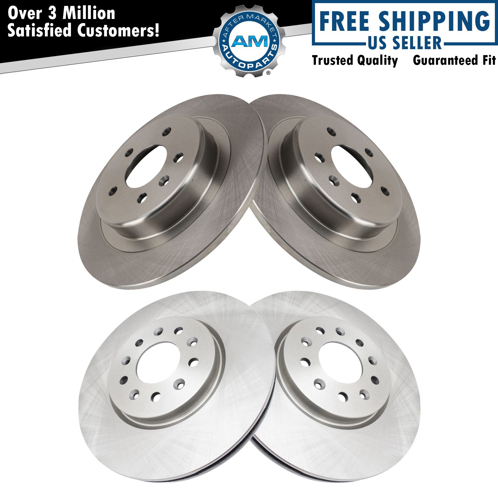 <b>4 Piece Brake Rotor Set</b>