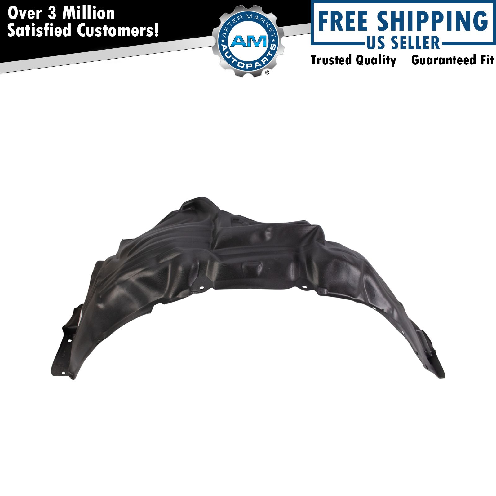 Front Left Inner Fender Liner Black For 2011-2014 Toyota Sienna TO1248163