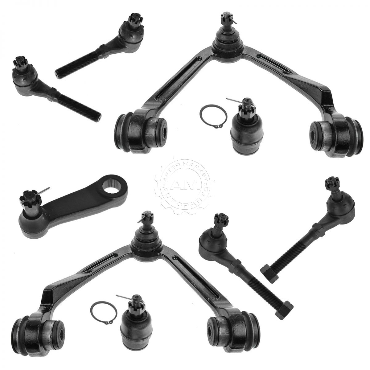Ball Joint Tie Rod Control Arm Kit Set 9 piece for Expedition F150 250