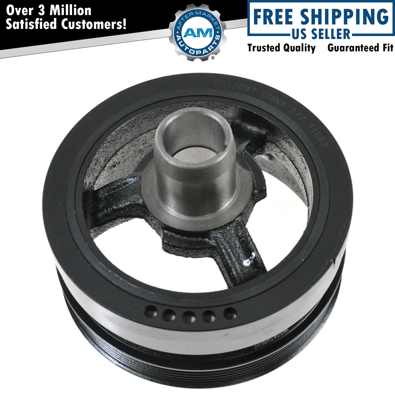 Harmonic Balancer Damper Crankshaft Pulley 53020689AB for Dodge Truck Jeep