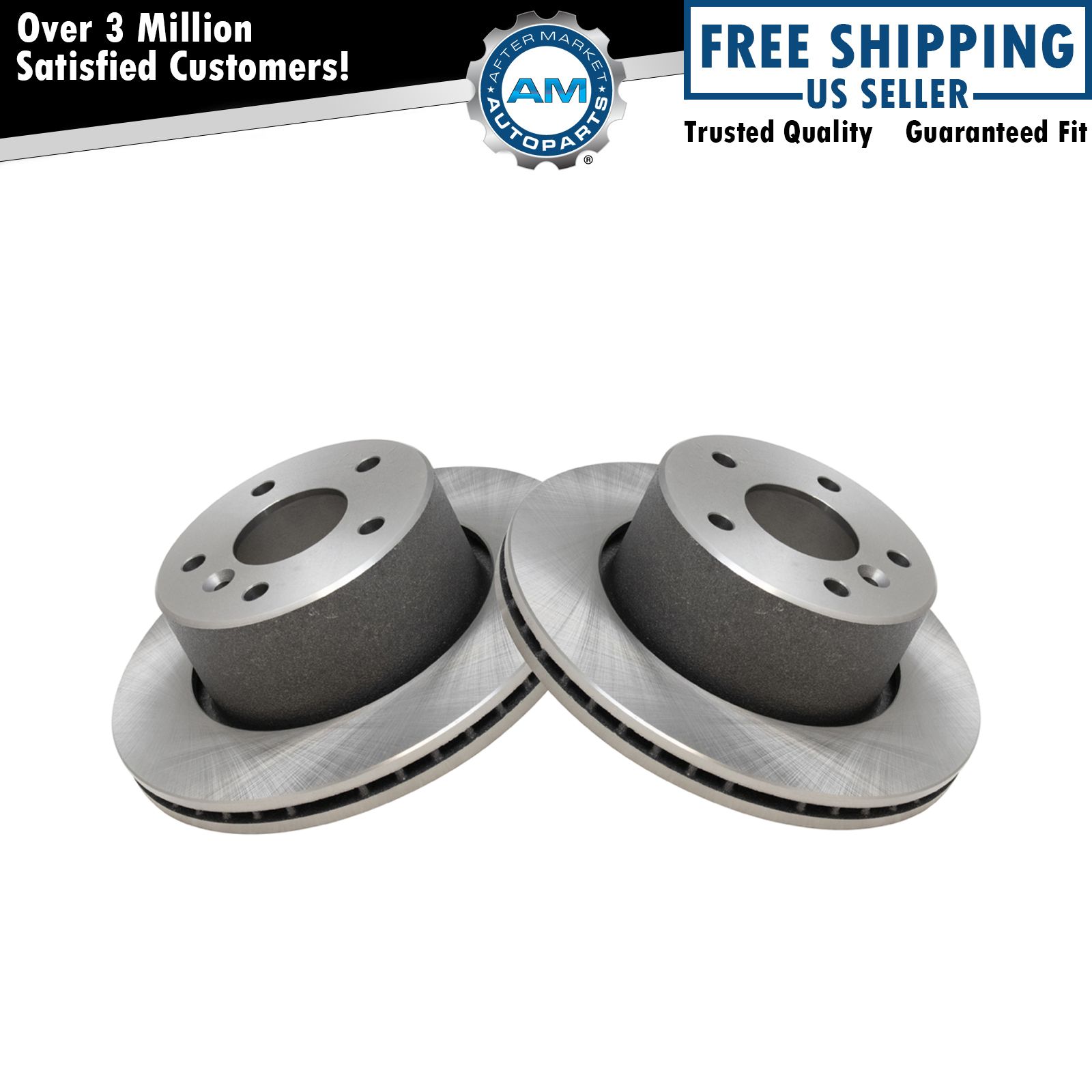 Front Brake Rotors Set For 1999-2004 Land Rover Discovery