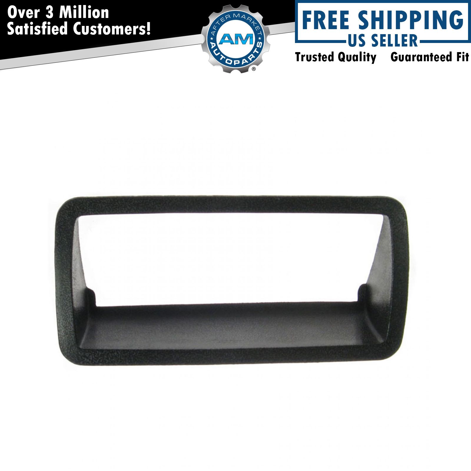 For 94 95 96 97 98 99 00 01 02 03 04 S10 Tailgate Handle Bezel Textured Black