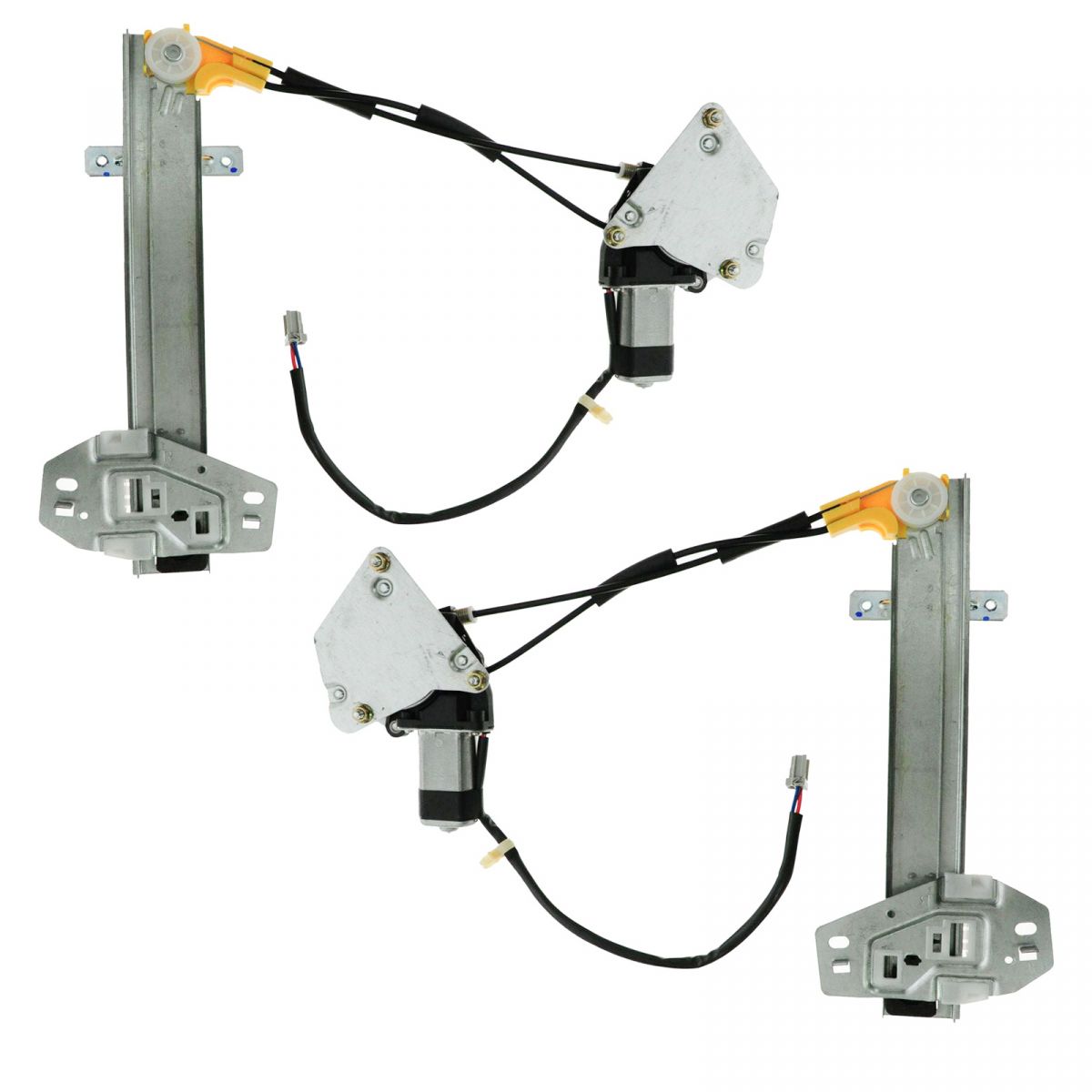 Power Window Regulators w/ Motor Rear Pair Set for 9497 Honda Accord 4