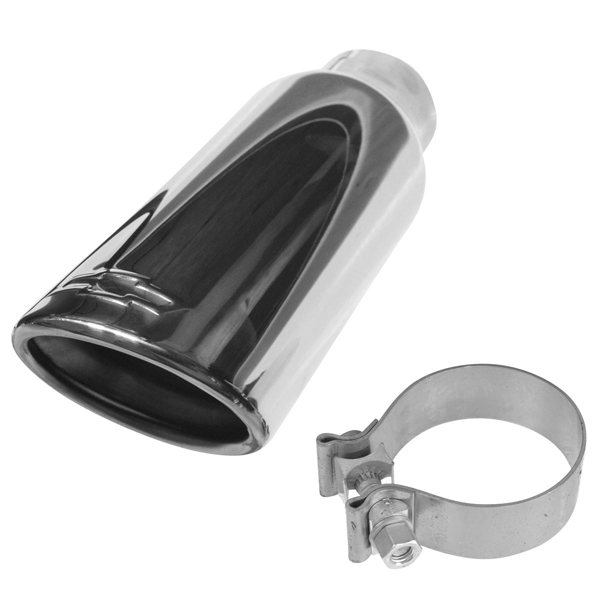 OEM 22799815 Dual Wall Angled Chrome Exhaust Tip for GMC 07-14 Sierra 1500 New