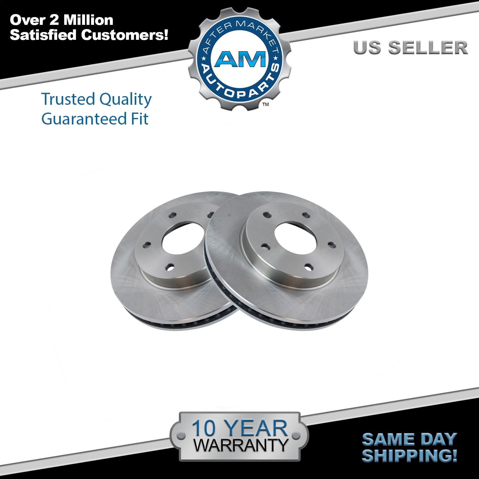 Front Brake Rotor Left & Right Pair for Chevy GMC Blazer S10 S15 eBay