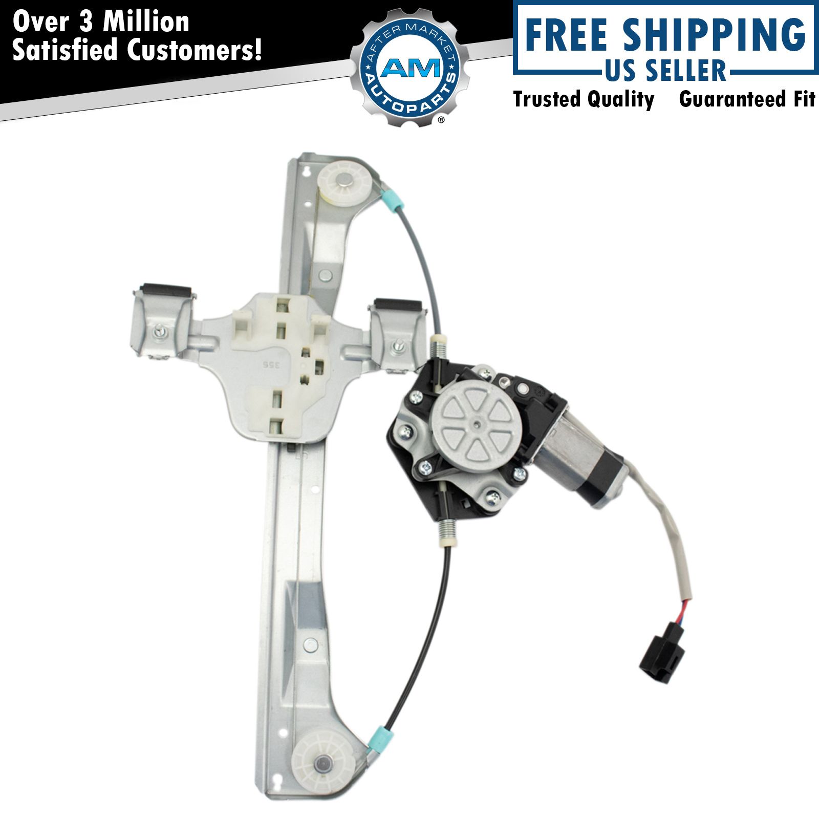 Window Regulator with Motor Rear Passenger Side for Ford Fusion Mercury Lincoln