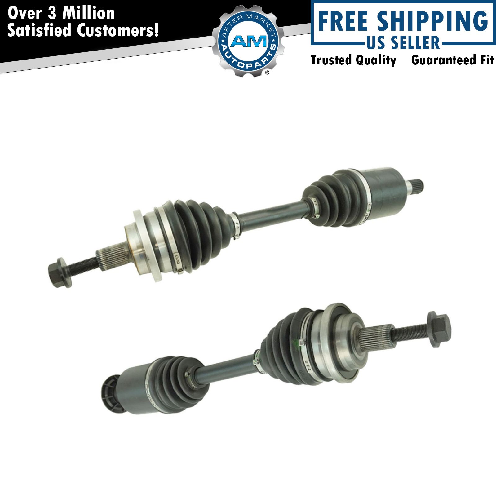TRQ Front Complete CV Axle Shaft Assembly LH RH Pair for Grand Cherokee SUV New