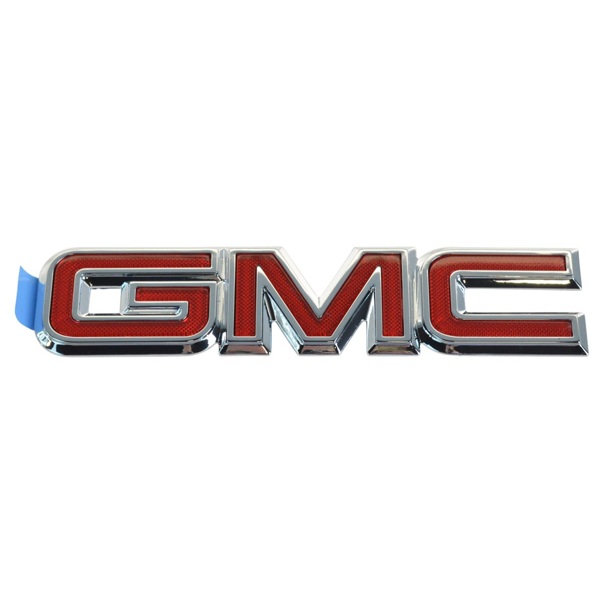 OEM 22884137 GMC Nameplate Emblem Chrome & Red for Pickup Truck SUV Van ...