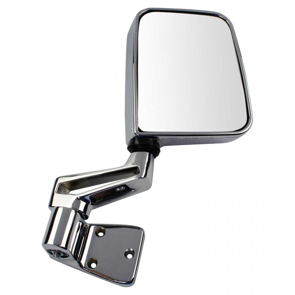 Hinge Mounted Chrome Manual Side View Mirror Passenger Right RH for ...