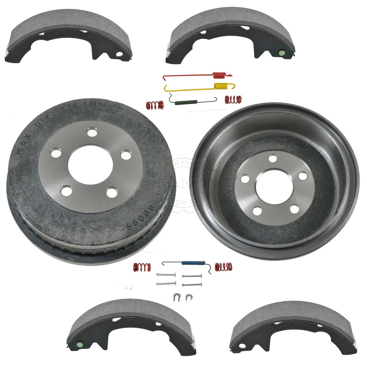 Rear Brake Drum Shoe & Hardware Kit LH RH Set for Ford Taurus Mercury