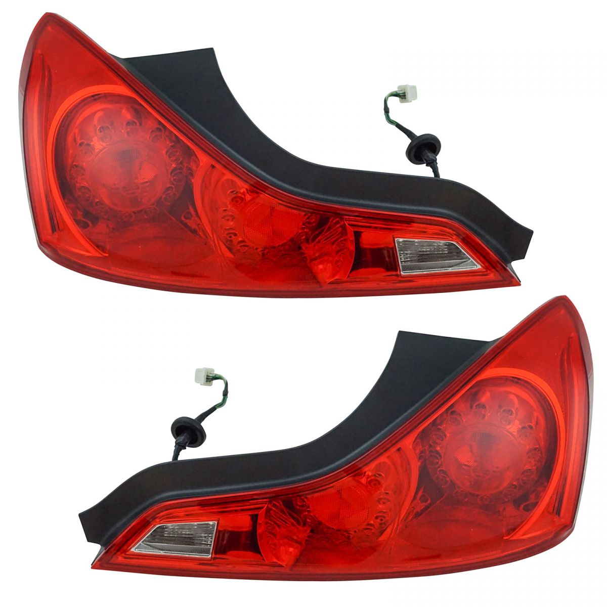 Rear Tail Light Lamp Assembly LH RH Kit Pair Set for Infiniti G37 Q60