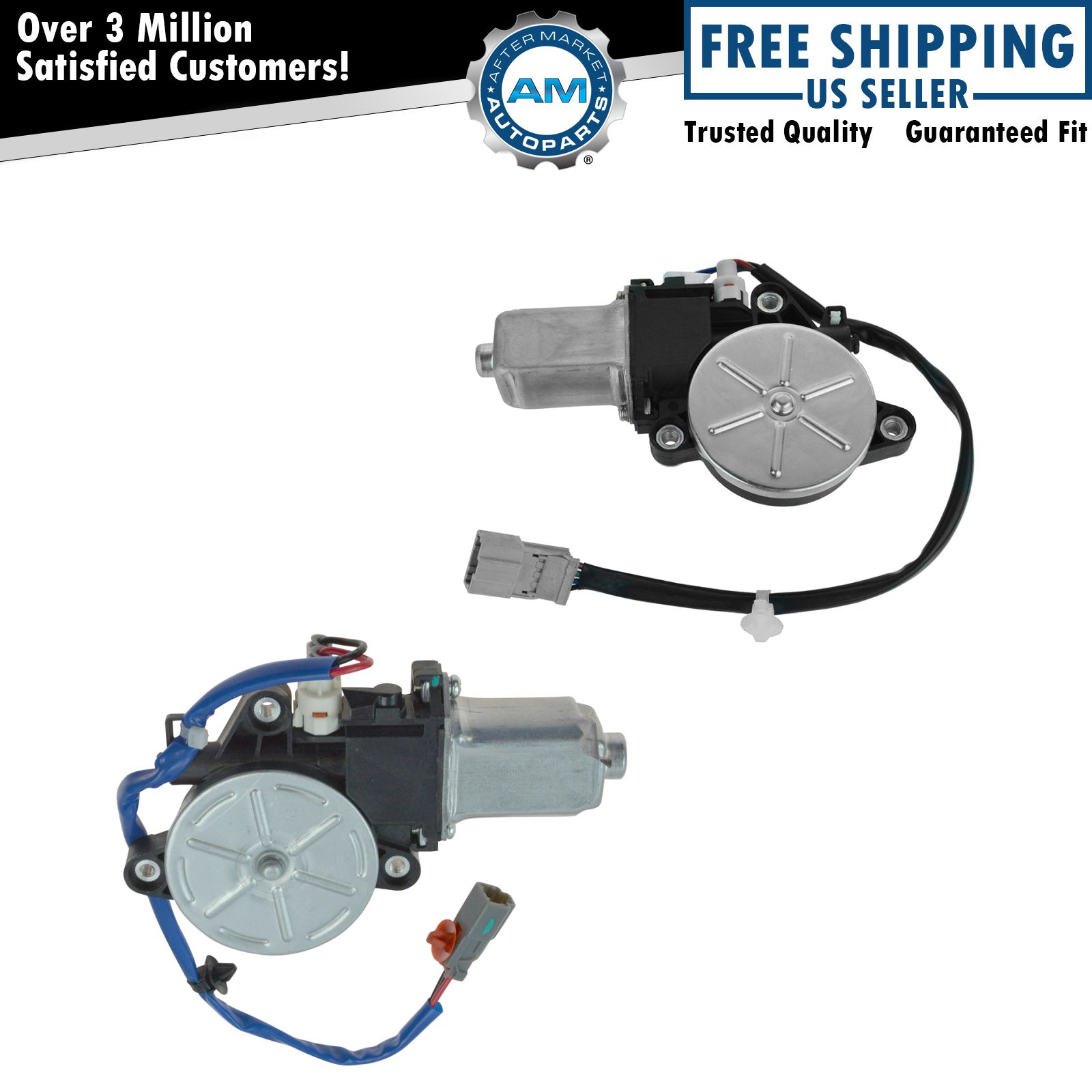 Dorman Power Window Motor Front Pair for Honda Civic CR-V CRV Integra