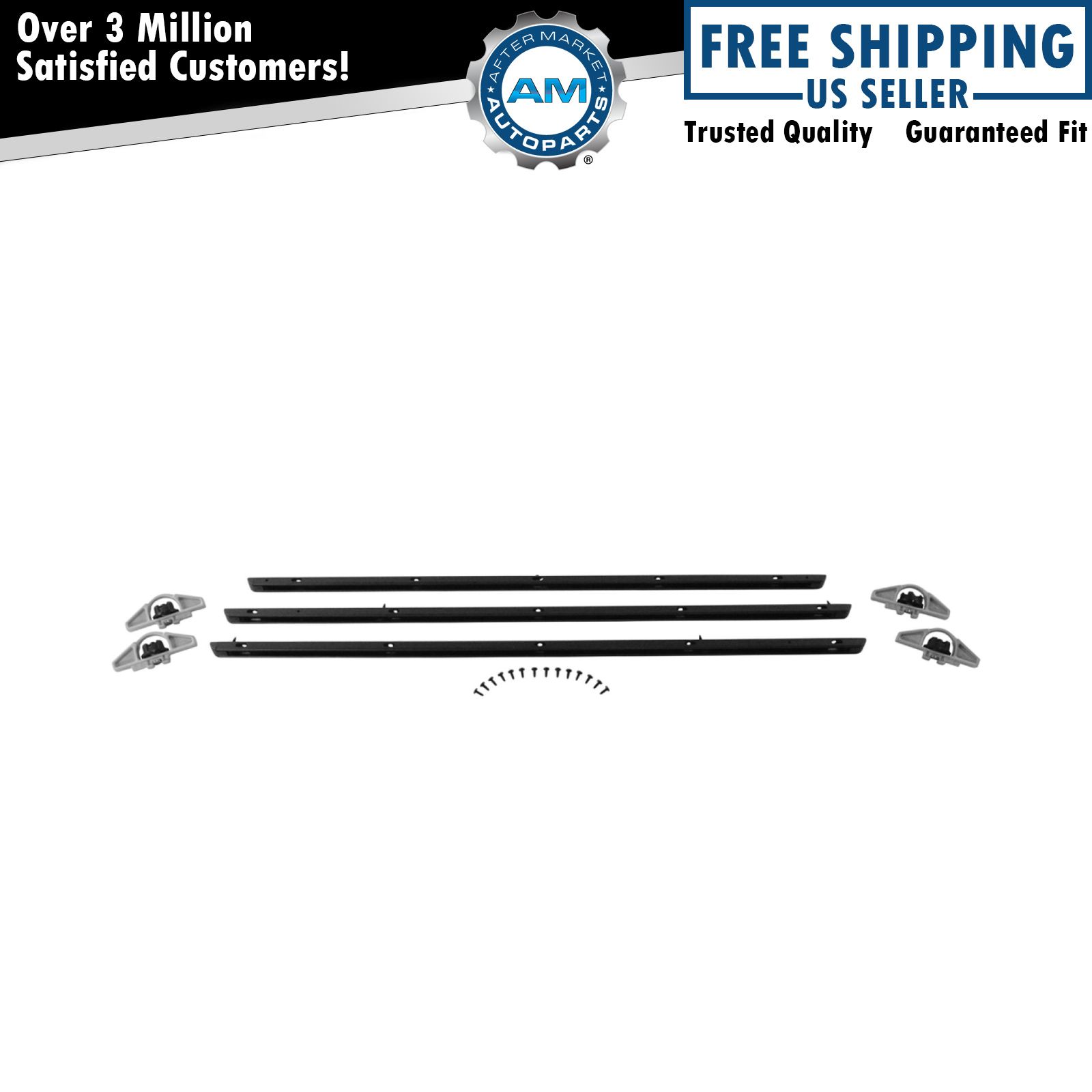 OEM PT27834071 5.5 Foot Bed Side Track Deck Rail System Kit for Tundra Crew Cab