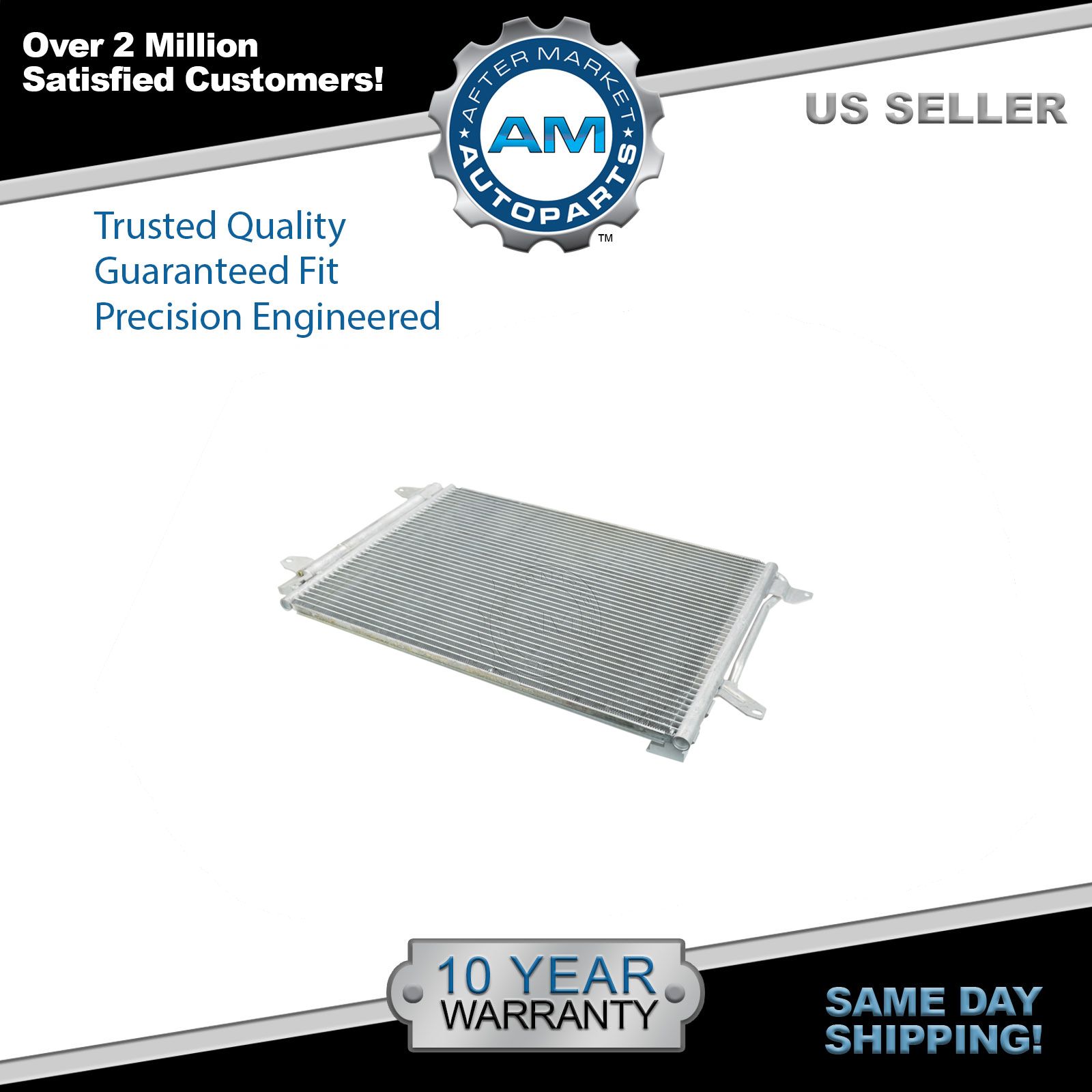 AC Condenser A/C Air Conditioning with Receiver Drier for VW Jetta Beetle  New