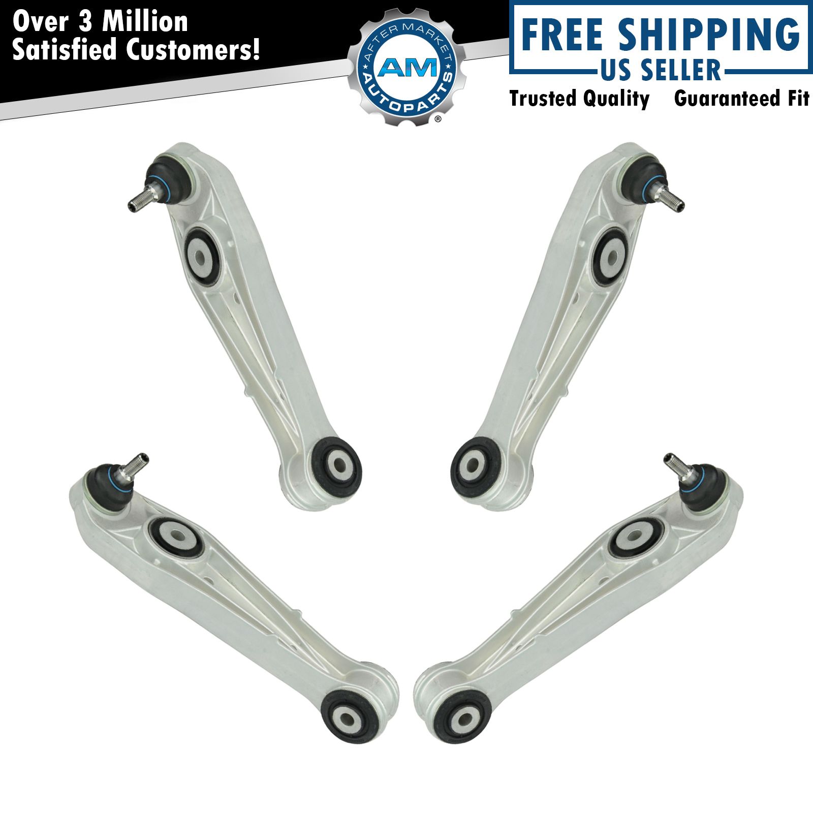 Front Rear Lower Control Arm W/ Ball Joint Pair Set Kit for Porsche 911 Boxster