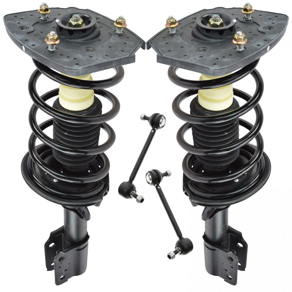 Front Suspension Kit Strut /& Spring Assemblies with Sway Links for GM New