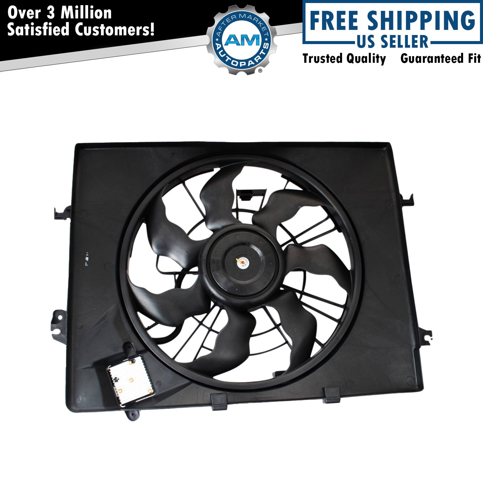 Radiator Cooling Fan Assembly For 2014-2016 Hyundai Elantra Hybrid - Yibei-tech