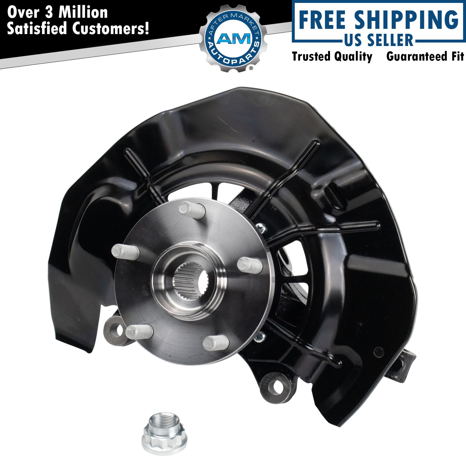 Front Wheel Bearing & Hub Assembly with Knuckle RH for Toyota Lexus