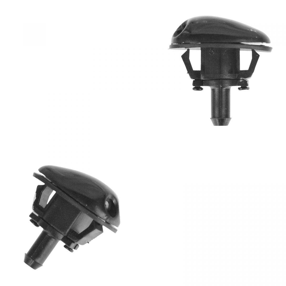 OEM Windshield Washer Spray Nozzle Driver & Passenger Side Front Pair