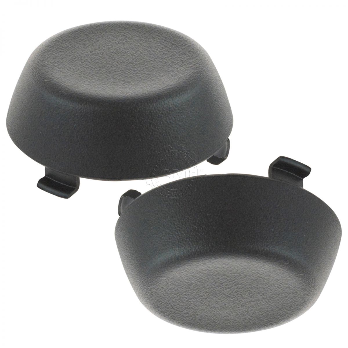 OEM Rear Bumper Bolt Cap Cover Textured Black Plastic LH & RH Pair for