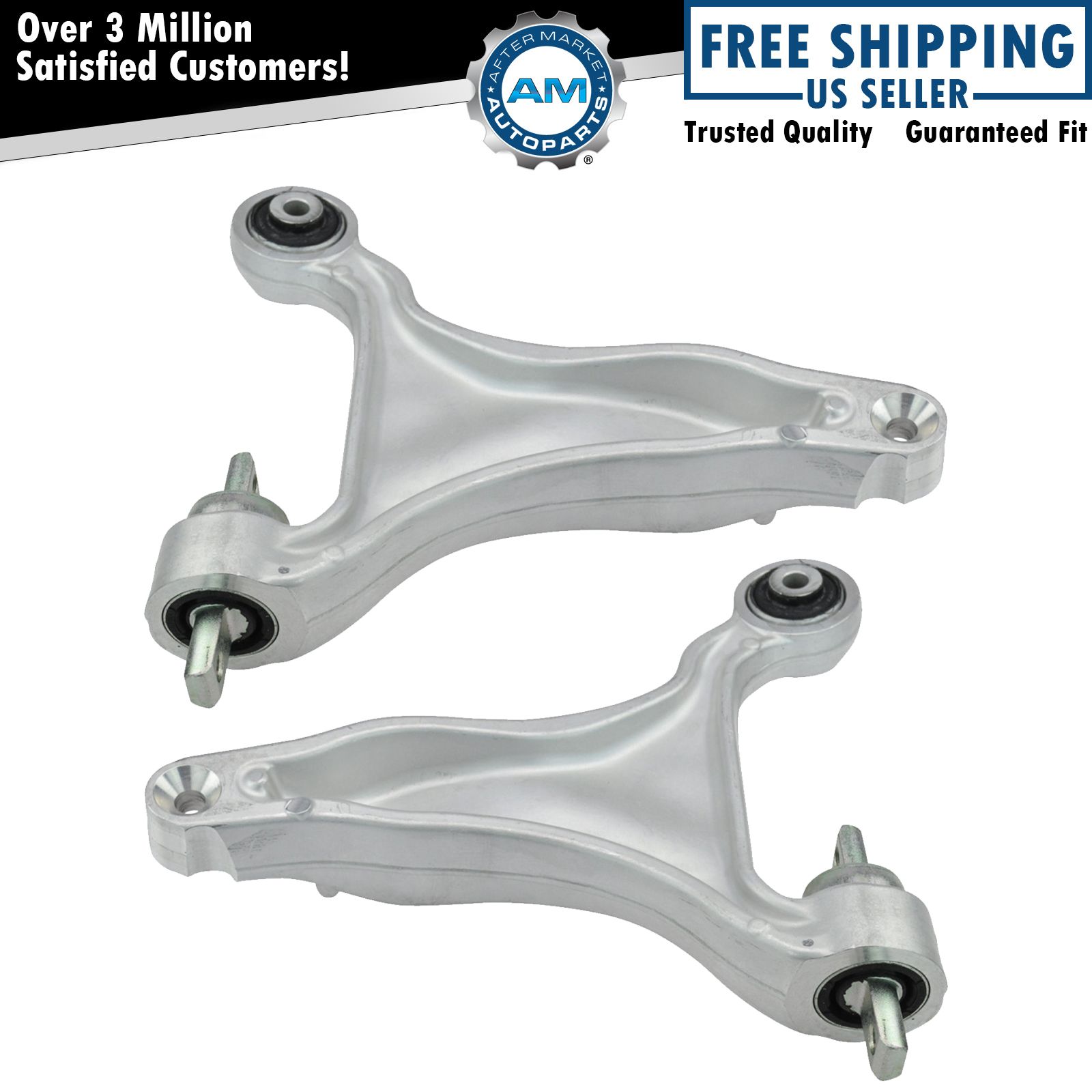 Front Lower Control Arm w/ Bushings Set of 2 Pair NEW for Volvo XC70 V70 XC AWD