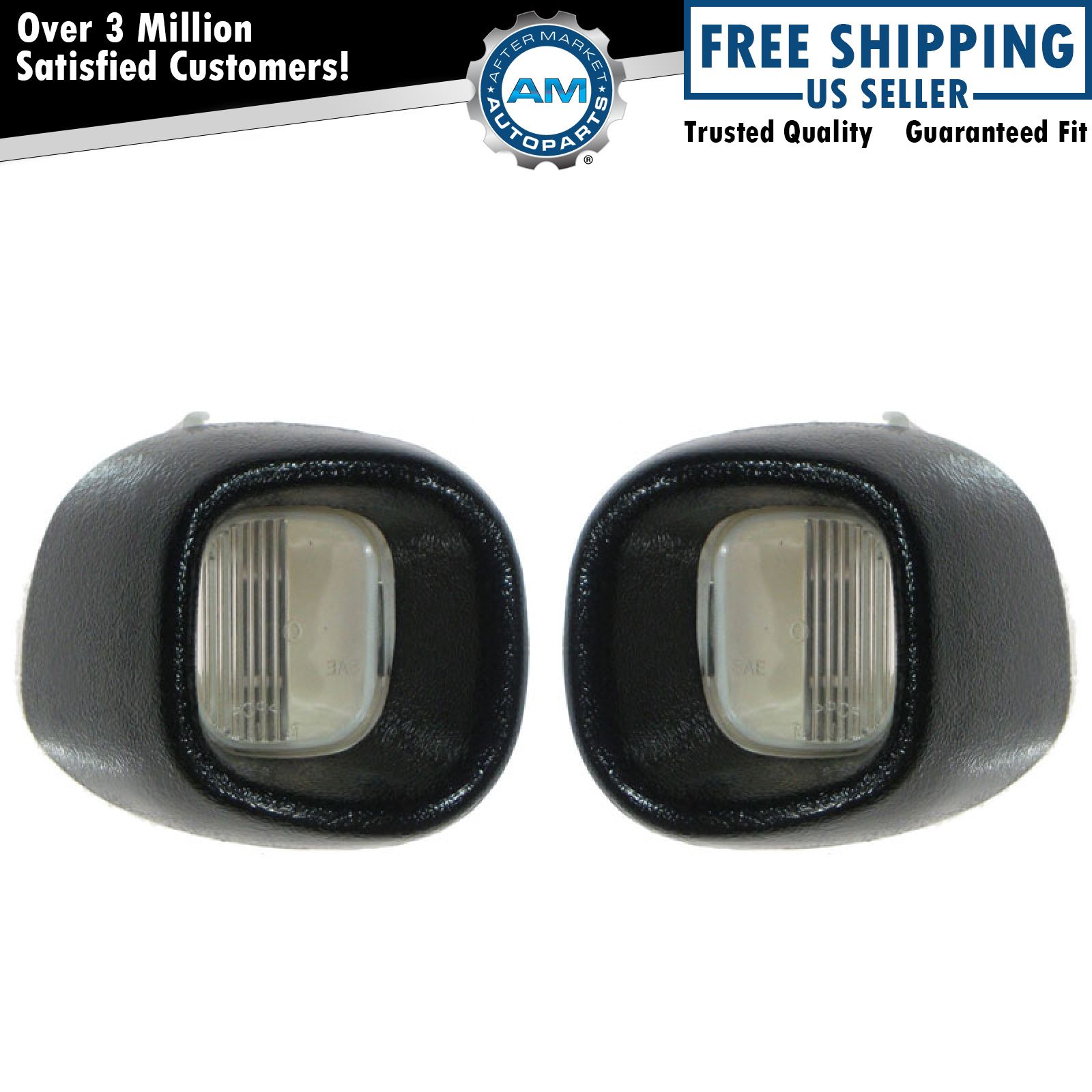 License Plate Light Rear Lamp Lens Set for Blazer S10 Pickup Jimmy S-15 Sonoma