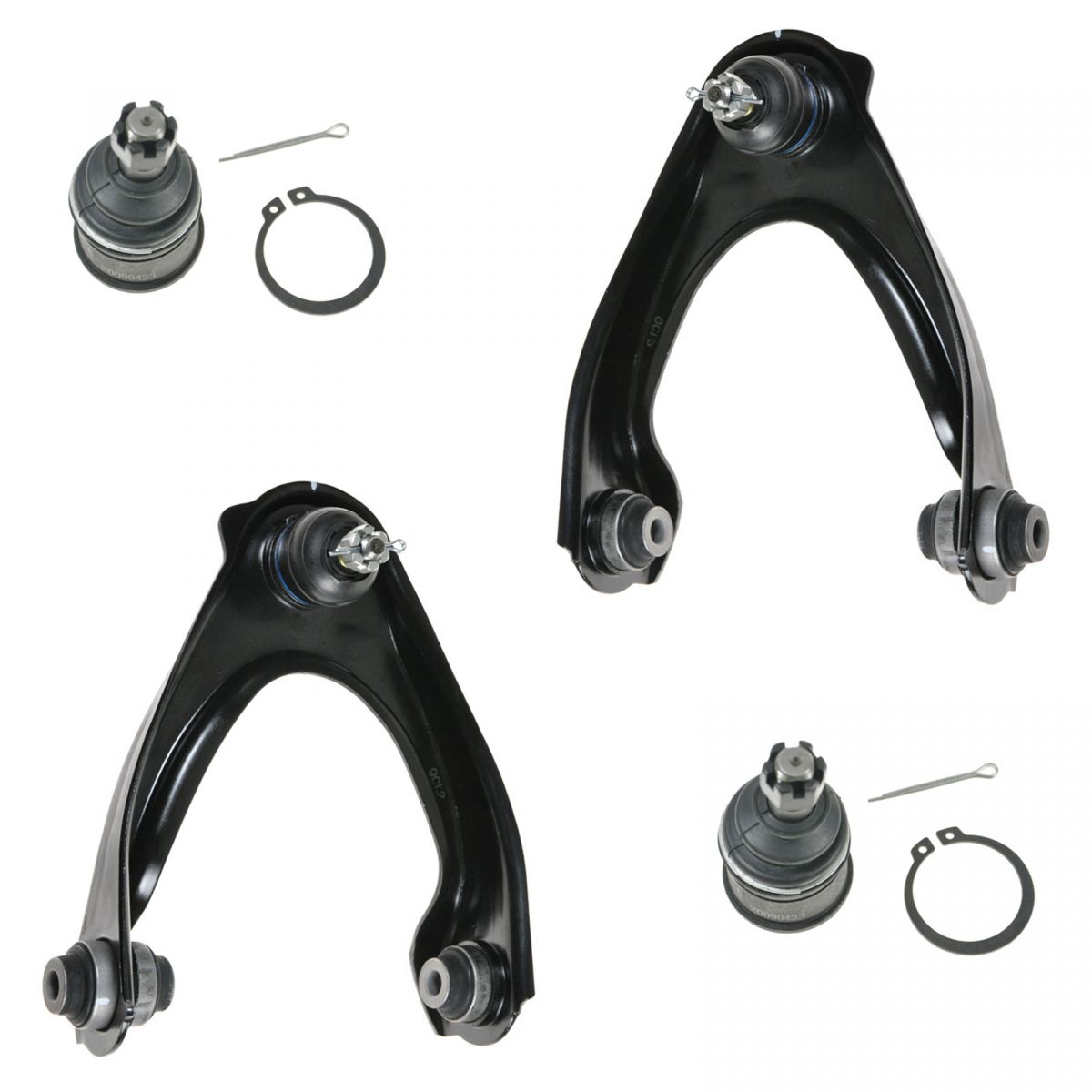 Front Upper Control Arms & Lower Ball Joints Set of 4 for Acura EL