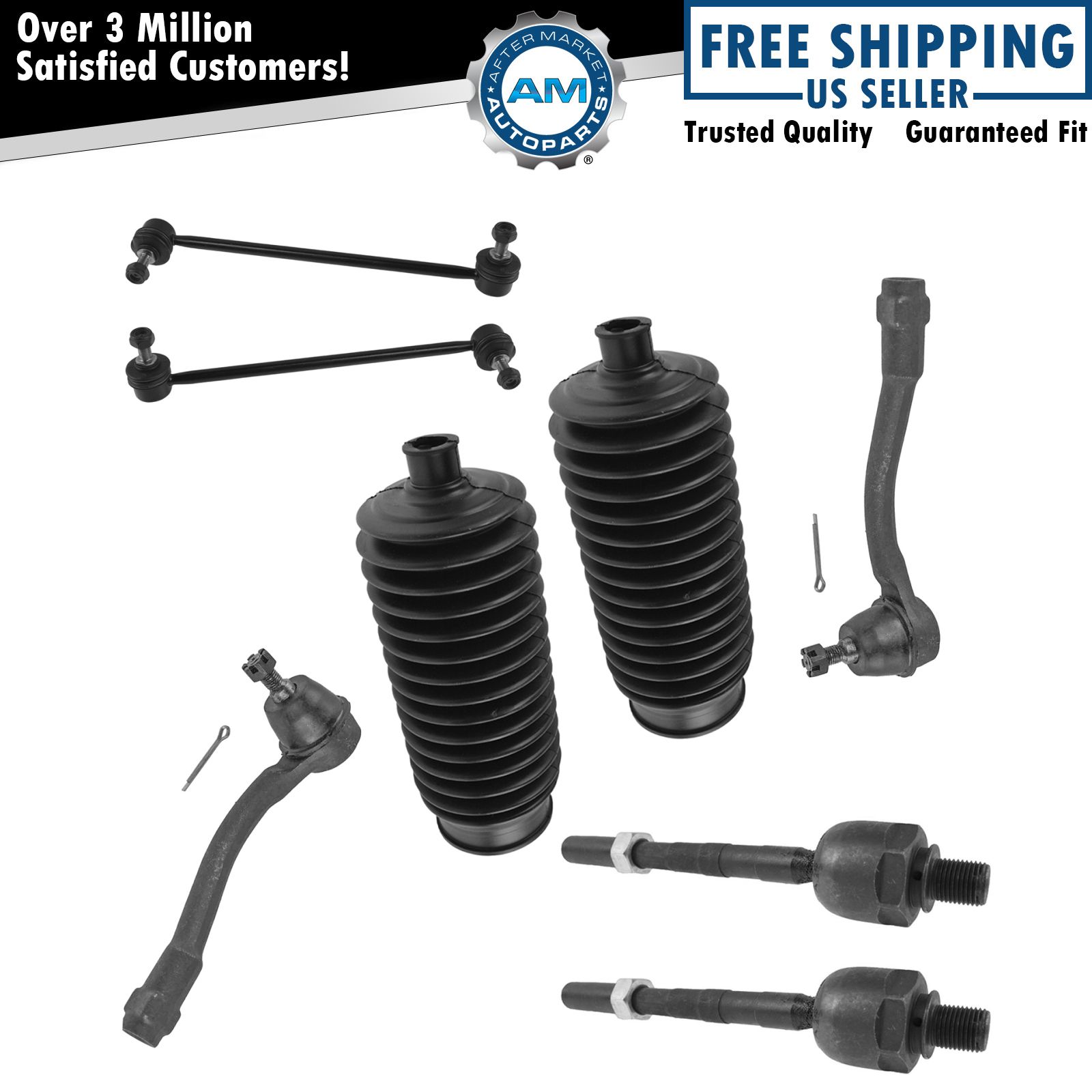 Steering & Suspension Kit Front LH RH Set of 8 for 0611 Hyundai Accent