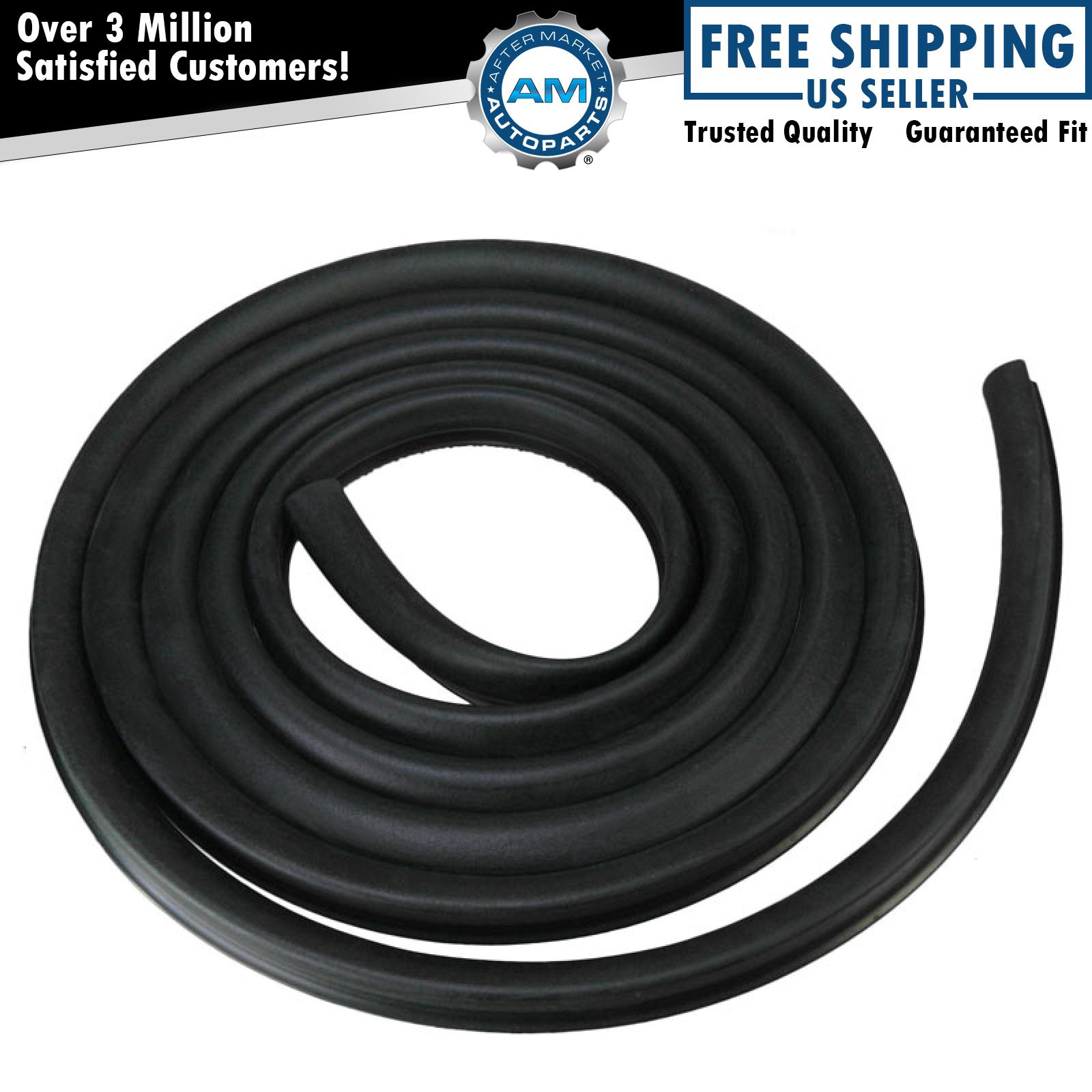 Front Rubber Door Weatherstrip Seal Driver Left for Ford E100 E150 E250 E350 Van