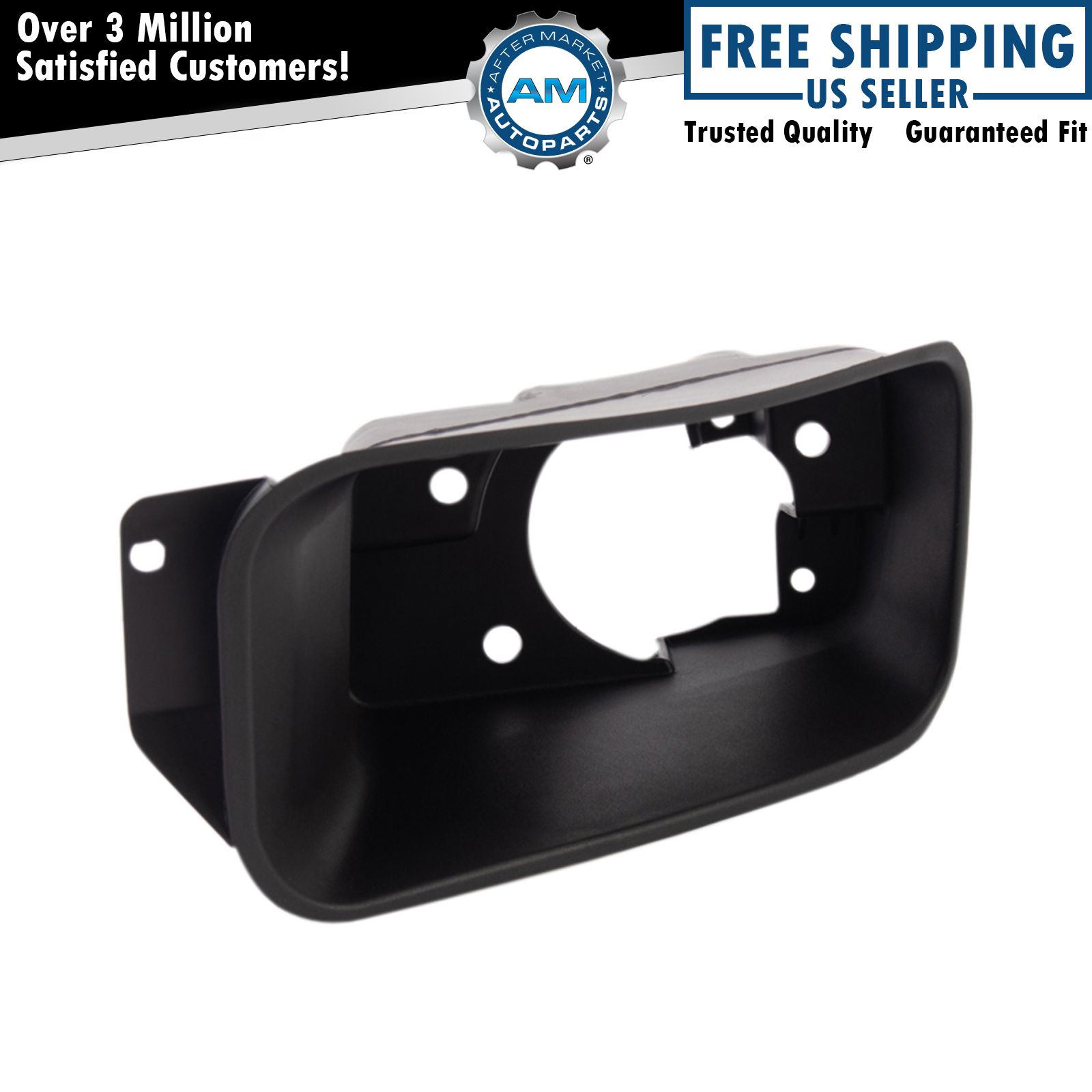 Front Left Fog Light Bezel Fits 2011-2014 Chevrolet Silverado 2500 HD 3500 HD