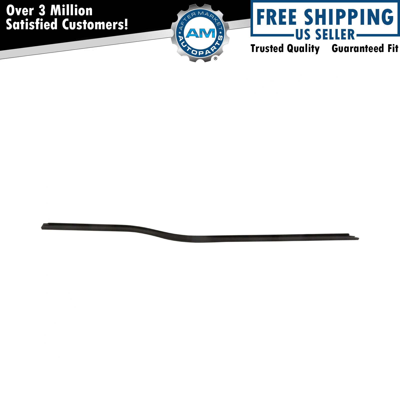 Front Outer Door Weatherstrip Seal Window Sweep Driver Side LH for Ford Truck