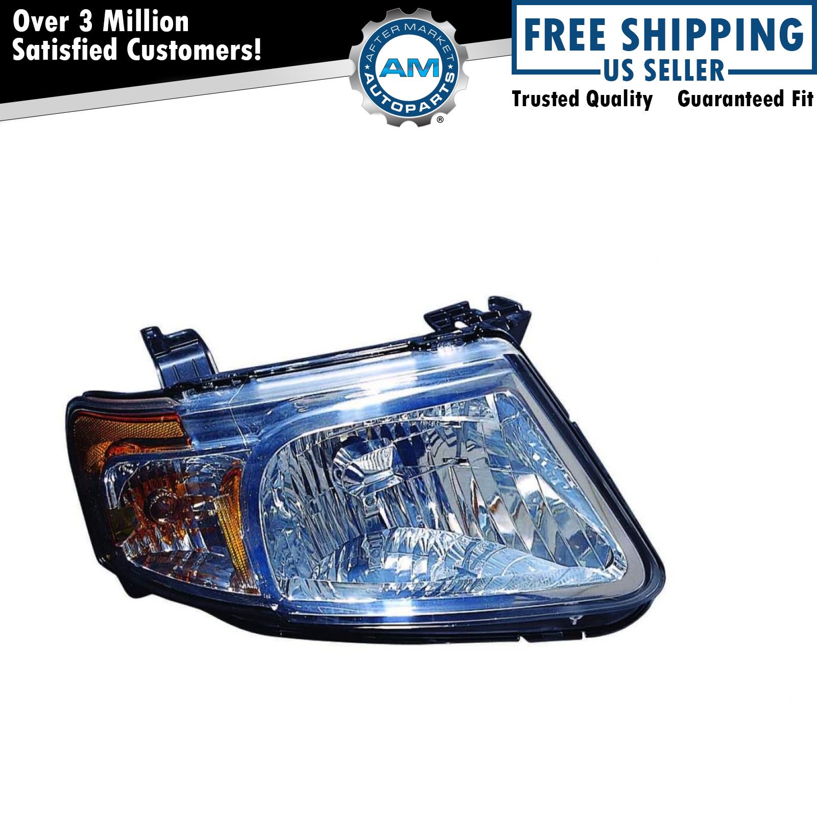 Right Headlight Assembly Passenger Side For 2008-2011 Mazda Tribute MA2503139