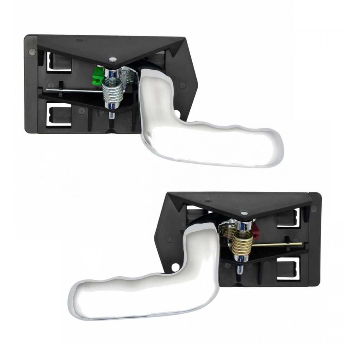 Interior Chrome Door Handle Set Pair for Silverado Sierra Pickup Truck