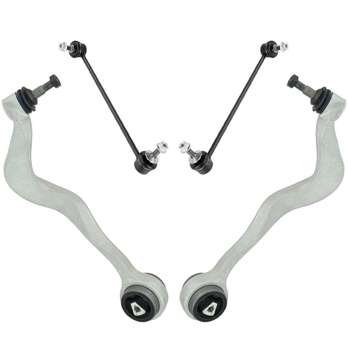 4 Piece Kit Control Arm Ball Joint Stabilizer Sway Bar End Link LH RH