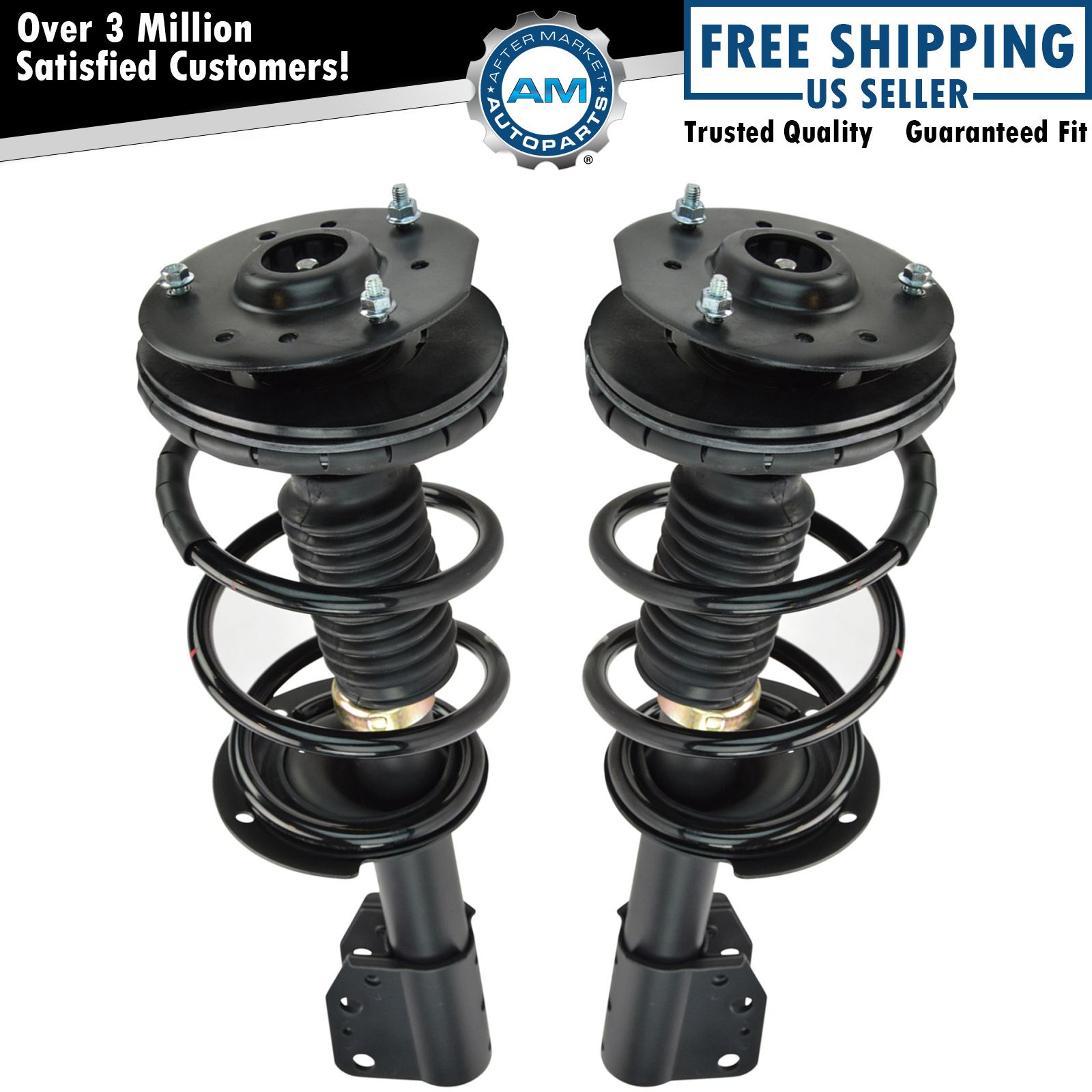 Front Loaded Complete Strut Spring Assembly LH RH Pair Set 2pc for Malibu Alero