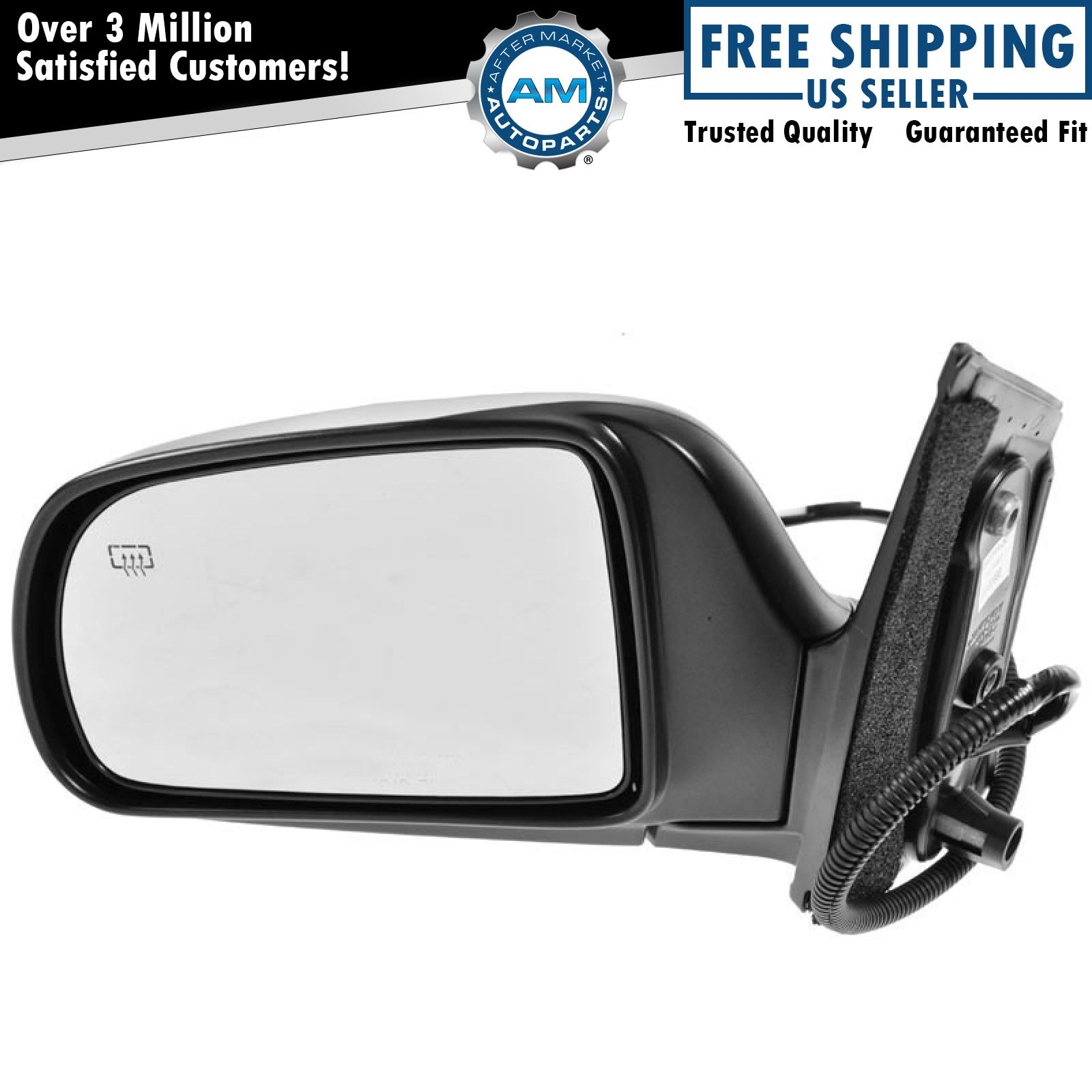 Power Heated Side View Mirror Folding Driver Left LH for 98-03 Toyota Sienna